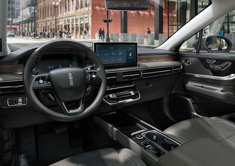 The interior dashboard of 2024 Lincoln Corsair® SUV is shown here. | Cogswell Lincoln in Russellville AR