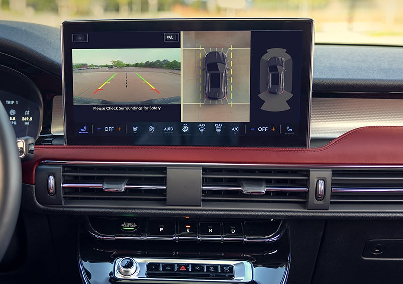 The large center touchscreen of a 2024 Lincoln Corsair® SUV is shown. | Cogswell Lincoln in Russellville AR
